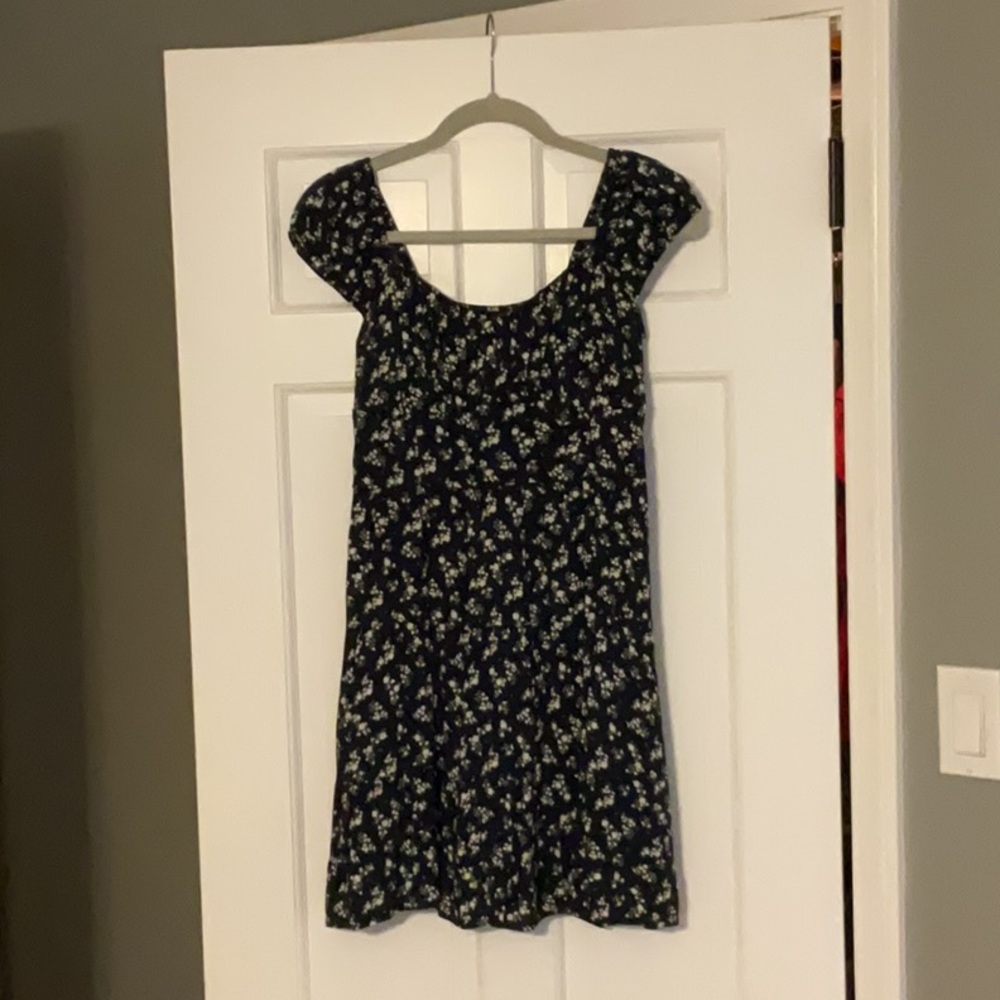 Hollister Navy Floral Mini Dress
